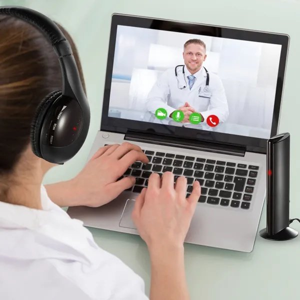 PulseTech RF SoundWave – Wireless HiFi Over-Ear Headphones with RF Transmitter - Image 3